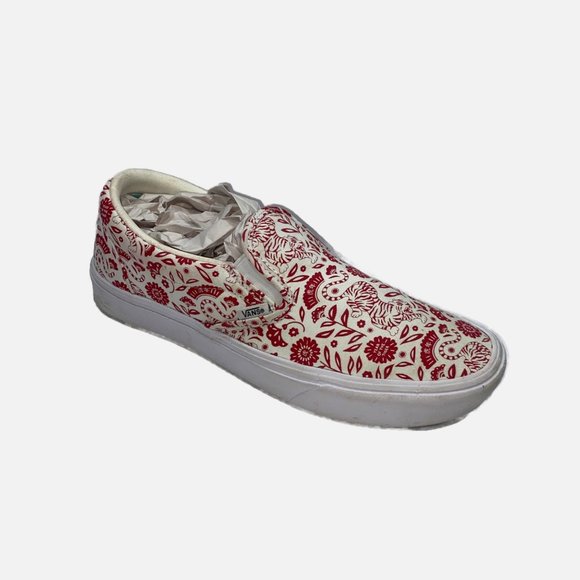 Vans Year of the Tiger Red Slip-on Skate Shoes Men 10.5 Women 12 main image 7